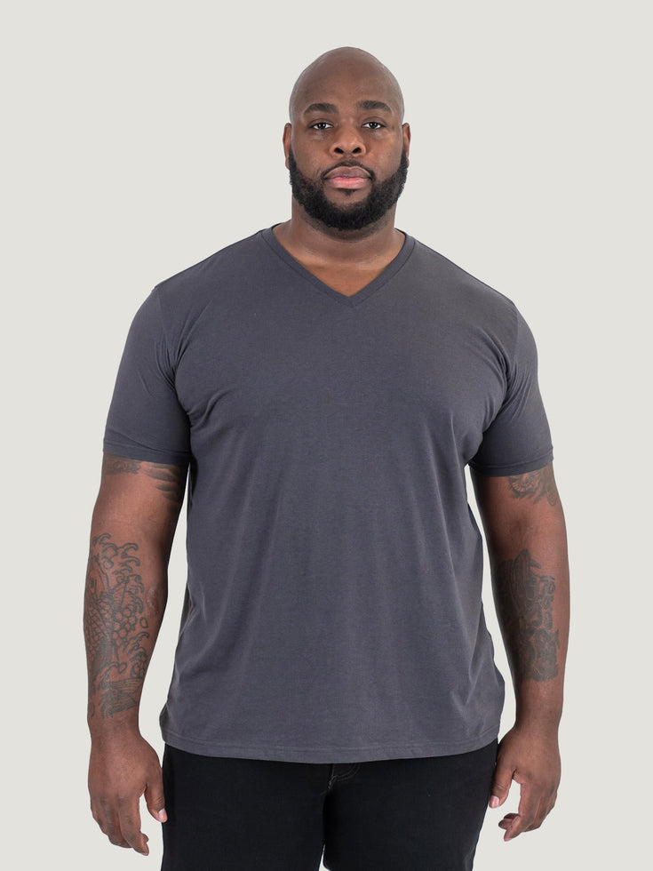 Vintage Black V Neck Tee | Fresh Clean Threads Canada