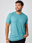 Vintage Blue Crew Neck Studio Closeup Model Size XL | Fresh Clean Threads Canada
