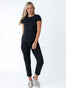Women's Black Crew Neck Tee Updated Fit | Fresh Clean Thread Canada