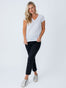 Women's White V-Necks | Fresh Clean Threads