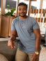 Super Soft Wedgewood Short Sleeve Henley | Fresh Clean Threads Canada