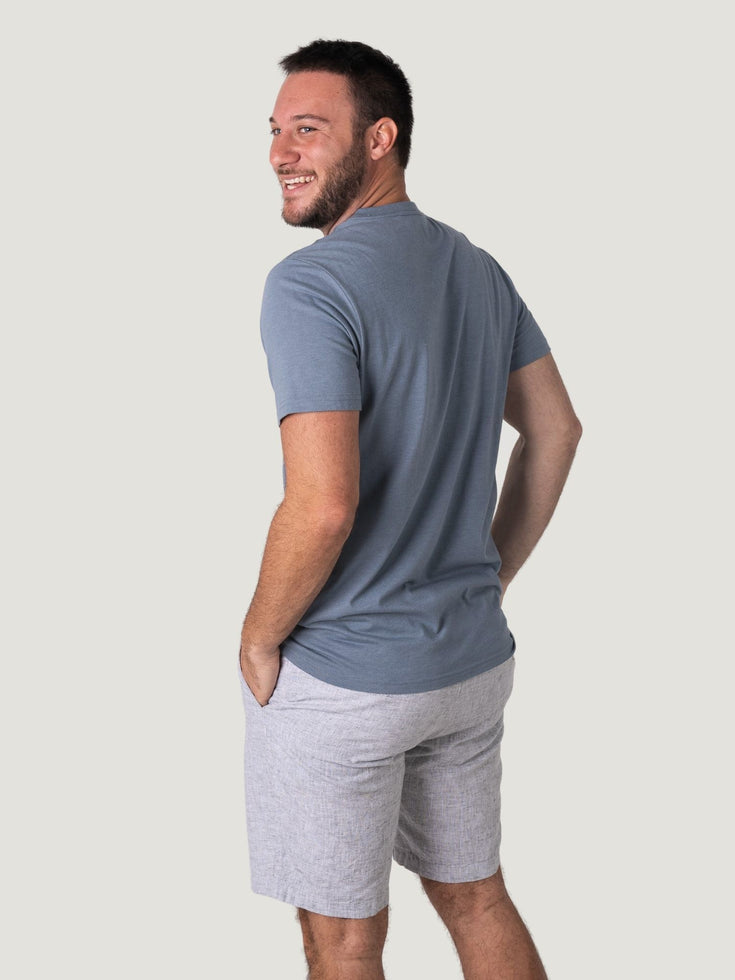 Wedgewood Mens Short Sleeve Henley | Fresh Clean Threads Canada