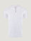 White Short Sleeve Henley | Fresh Clean Threads Canada