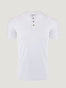 White Short Sleeve Henley | Fresh Clean Threads Canada