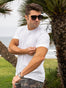 White Crew Neck Tee Size Medium | Fresh Clean Threads Canada