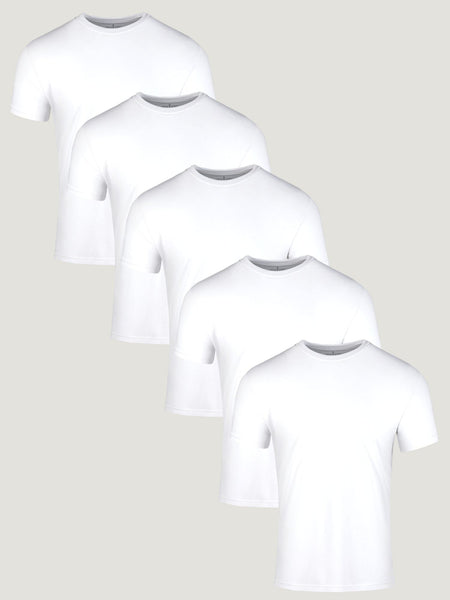 All White 5-Pack