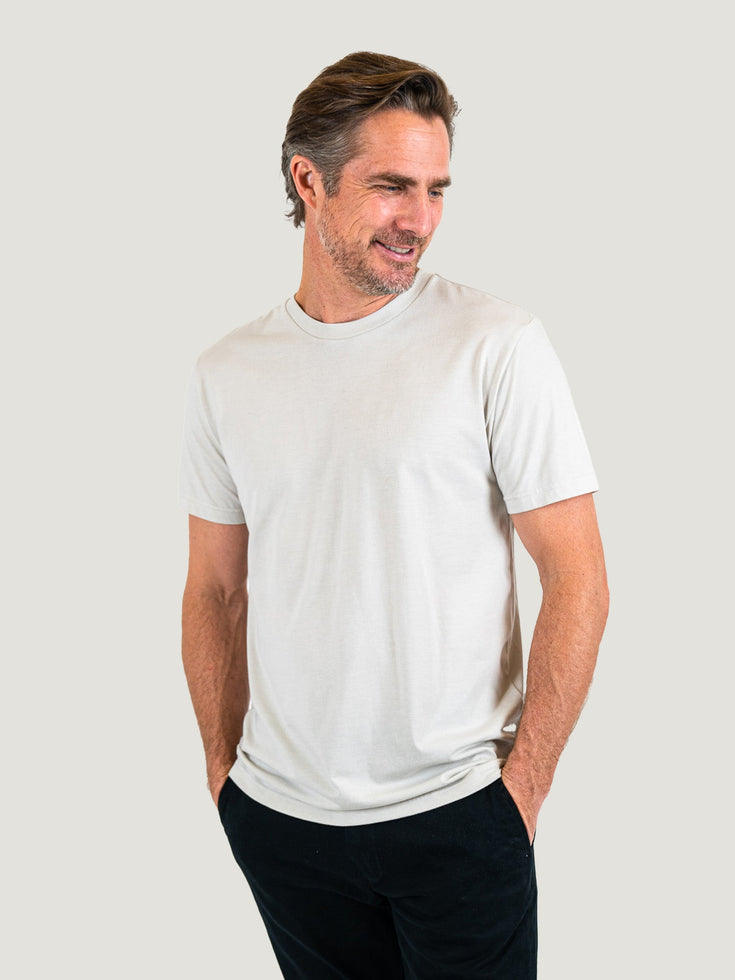 Sand Crew Neck | Fresh Clean Threads Canada