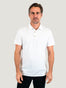 Super Soft White Torrey Polo | Fresh Clean Threads Canada