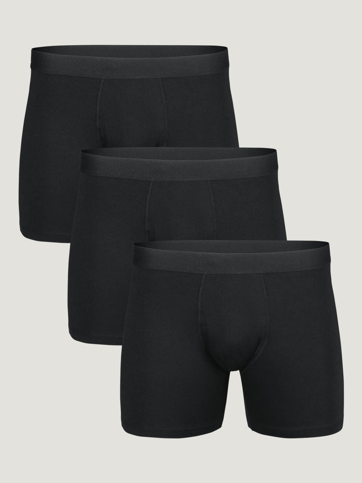 Black Boxer Briefs 3-Pack | Fresh Clean Threads Canada