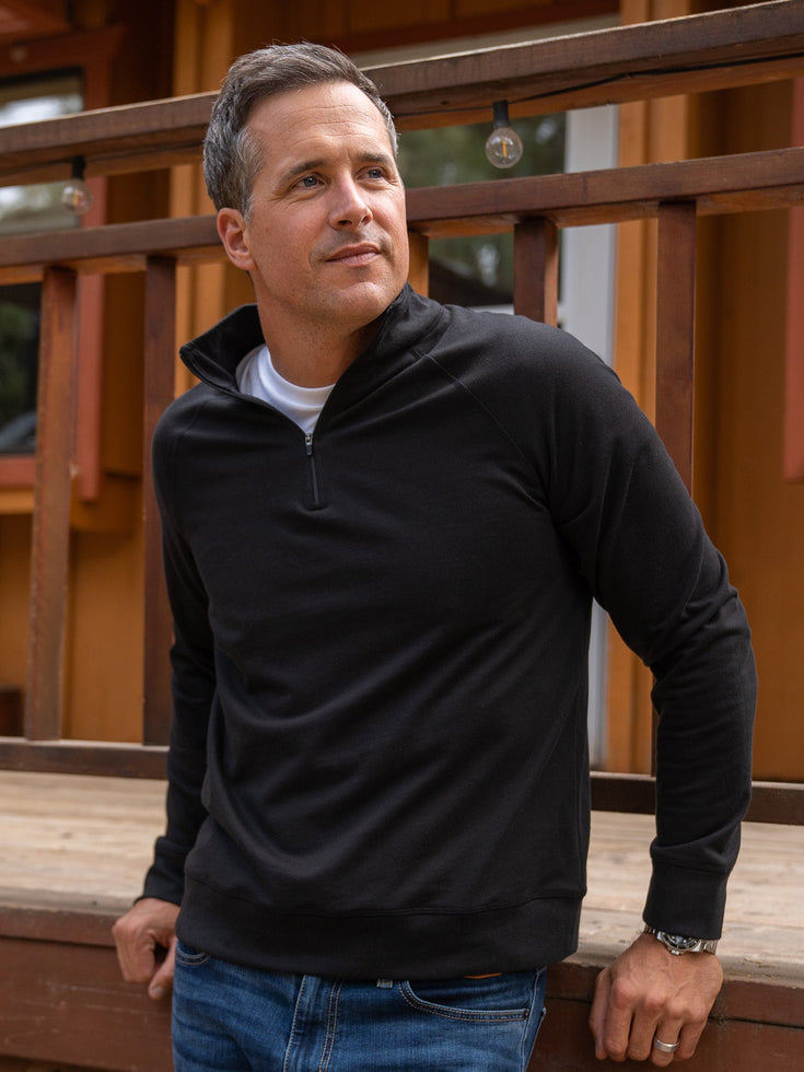 Black Q Zip Lifestyle | Fresh Clean Threads Canada