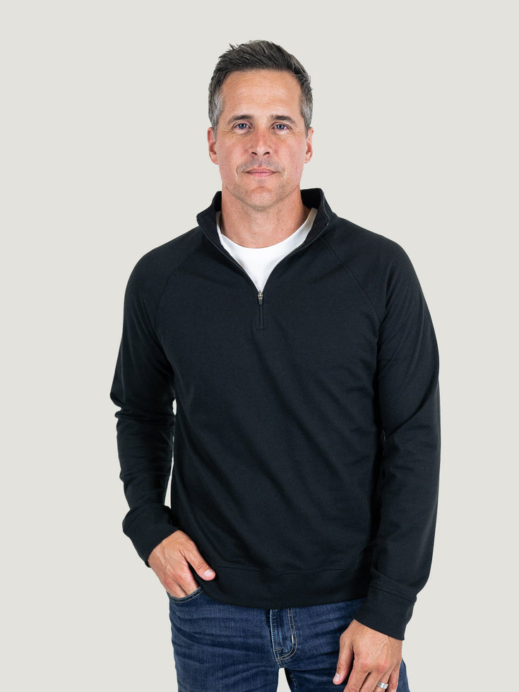 Black Q Zip | Fresh Clean Threads Canada