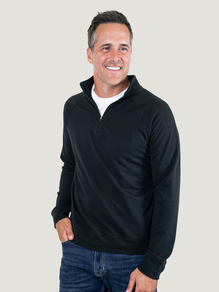 Black Q-Zip Studio | Fresh Clean Threads Canada