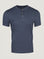 Navy Short Sleeve Henley | Fresh Clean Threads Canada
