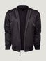 Water Resistant Black Bomber Jacket | Fresh Clean Threads Canada