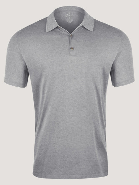 Heather Grey Tall Polo