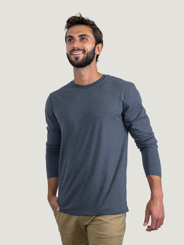 Navy Long Sleeve Crew Neck