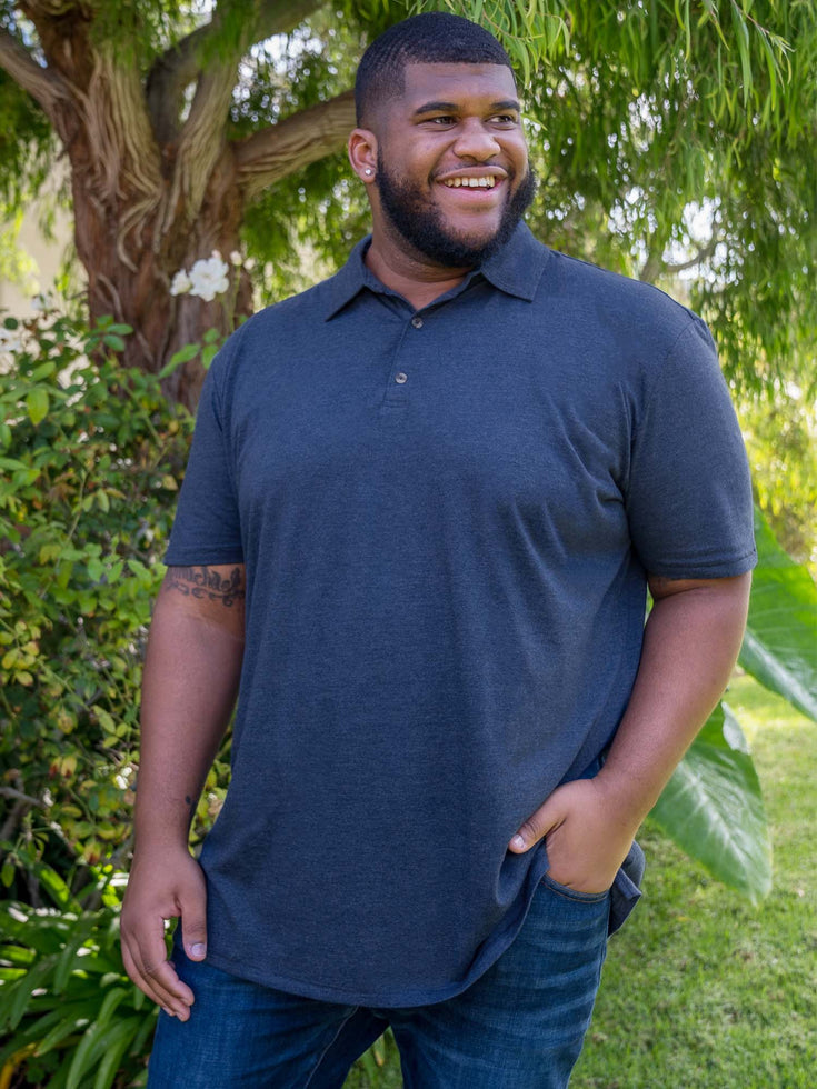 StratuSoft Navy Torrey Polo | Fresh Clean Threads Canada