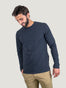 Odyssey Blue Long Sleeve Crew Neck | Fresh Clean Threads Canada
