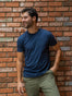 Odyssey Blue Crew Neck Tee | Fresh Clean Threads Canada