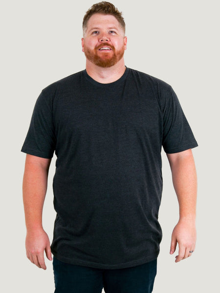 Super Soft Tall Charcoal Crew Neck | Fresh Clean Threads Canada