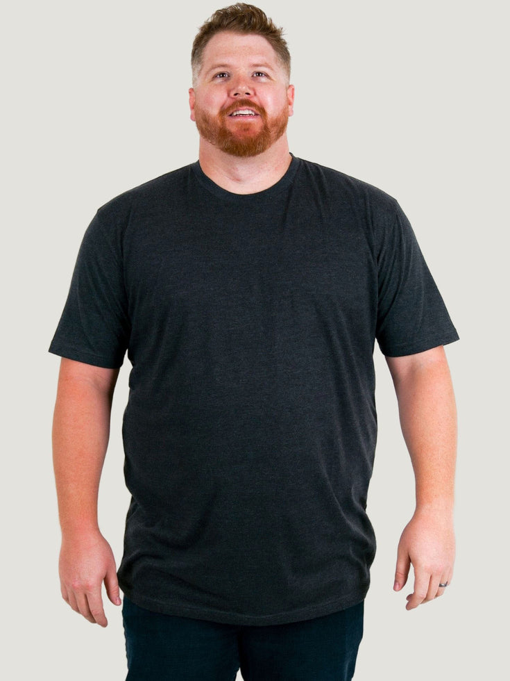 Super Soft Tall Charcoal Crew Neck | Fresh Clean Threads Canada