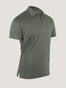 Never twist collar Mercury Green Polo | Fresh Clean Threads Canada