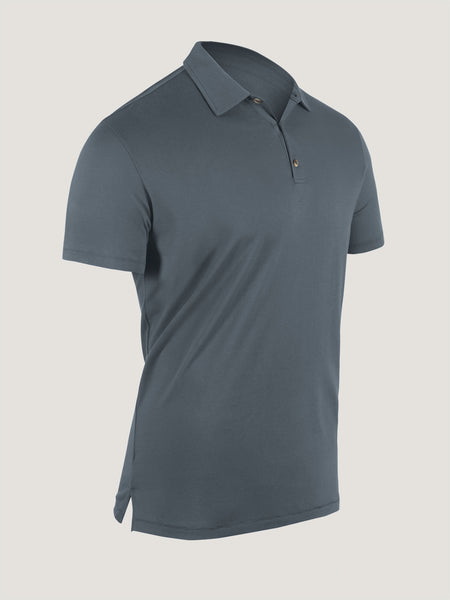 Storm Blue Polo | Fresh Clean Threads Canada