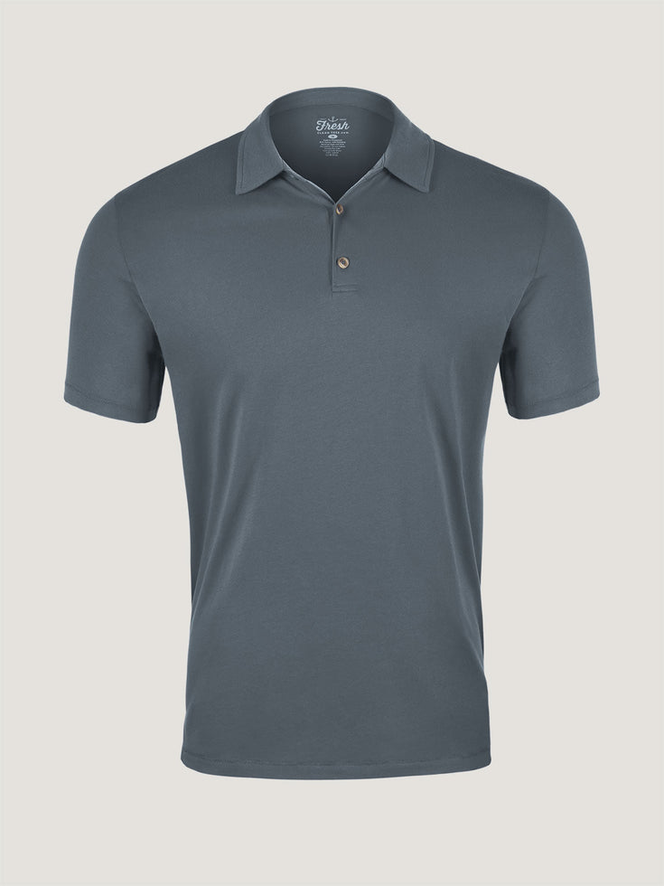 Storm Blue Torrey Polo | Fresh Clean Threads Canada