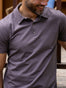 Purple Galaxy Torrey Polo Lifestyle | Fresh Clean Threads Canada