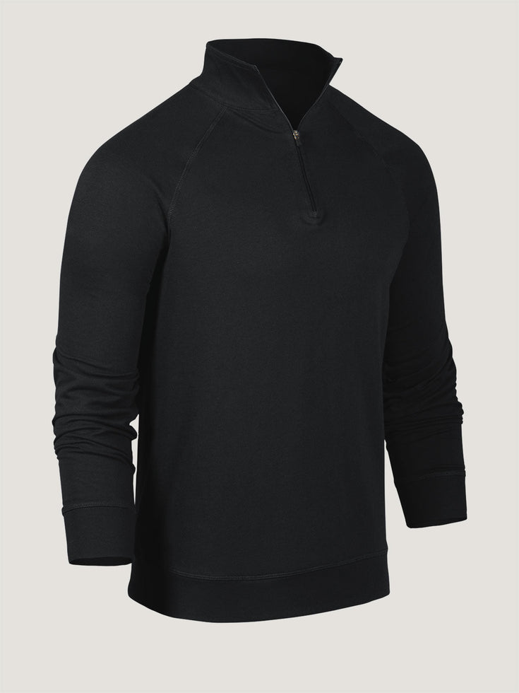 Black Q-Zip Ghost Image | Fresh Clean Threads Canada