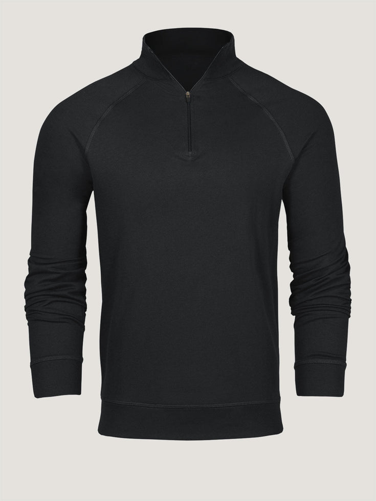Black Quarter Zip  Fresh Clean Threads Canada