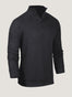 Charcoal Quarter Zip Ghost Image | Fresh Clean Threads Canada