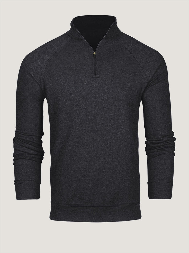 Charcoal Quarter Zip | Fresh Clean Threads Canada
