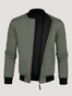 Reversible Bomber Jacket Mercury Green and Black | Fresh Clean Threads Canada