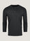 Black Long Sleeve Henley | Fresh Clean Threads Canada