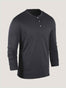 Charcoal Long Sleeve Henley