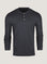 Charcoal Long Sleeve Henley