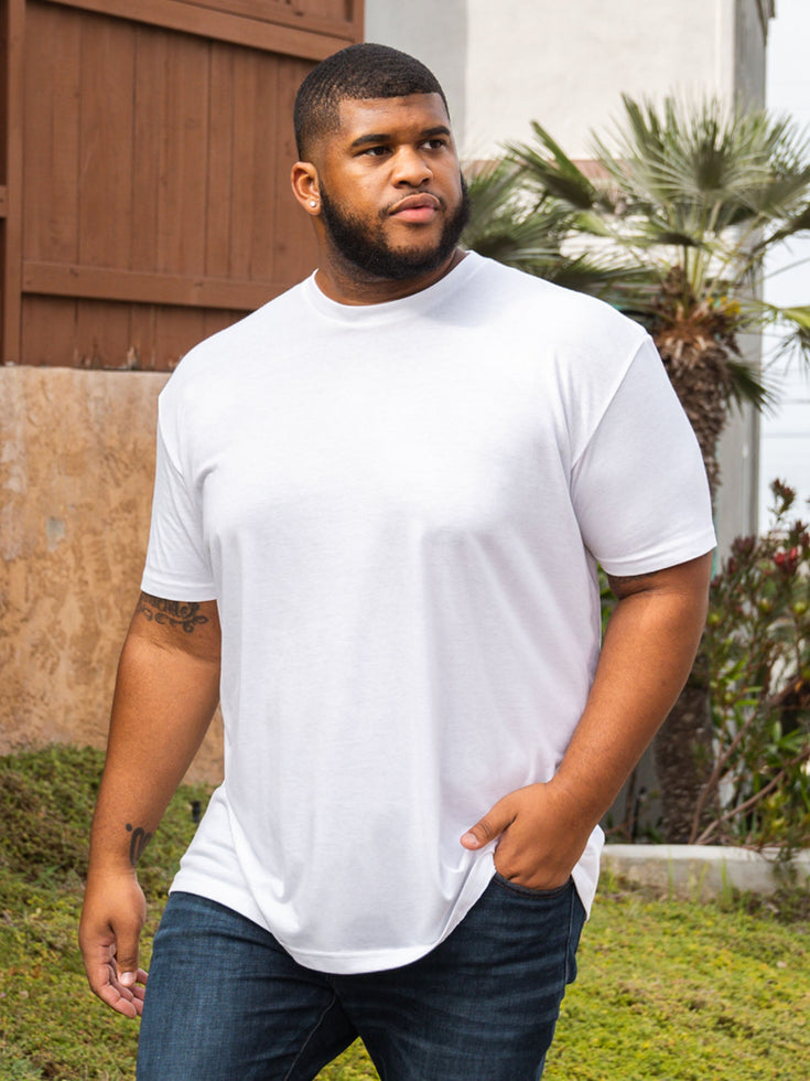 White Crew Neck | Fresh Clean Threads Canada